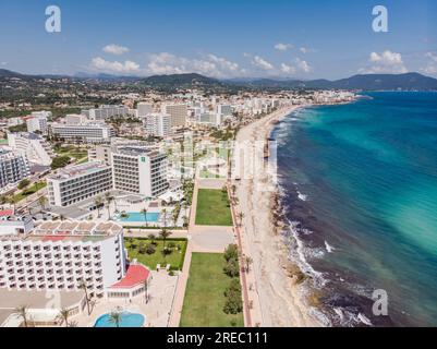 Cala Millor, Sant Llorenç des Cardassar, Maiorca, Isole Baleari, Spagna Foto Stock