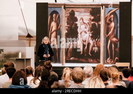 Copenhagen, Danimarca. 27 maggio 2023. Lo storico americano della scienza Lorraine Daston ha visto durante un discorso durante il festival danese della scienza Bloom Festival 2023 a Copenaghen. (Foto: Gonzales Photo - Malthe Ivarsson). Foto Stock