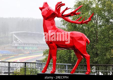 Spa Francorchamps, Belgio. 27 luglio 2023. Atmosfera del circuito. 27.07.2023. Campionato del mondo di formula 1, Rd 13, Gran Premio del Belgio, Spa Francorchamps, Belgio, Giorno di preparazione. Il credito fotografico dovrebbe essere: XPB/Press Association Images. Credito: XPB Images Ltd/Alamy Live News Foto Stock