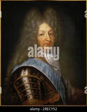 Le Grand Dauphin (Louis de France, 1661-1711). Peinture d'apres Pierre Mignard (1612-1695), huile sur toile, 17e siecle, art francais. Museo delle Belle Arti di Troyes. Foto Stock