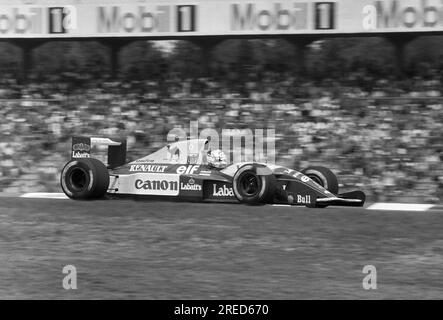 Germania, Hockenheim, 15/07/1992 Archivio: 35-58-09 test drive di Formula 1 presso l'Hockenheimring foto: Nigel Mansell, Williams Renault [traduzione automatica] Foto Stock