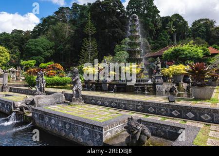 Tirta Gangga, un ex palazzo reale nella parte orientale di Bali, Indonesia Foto Stock