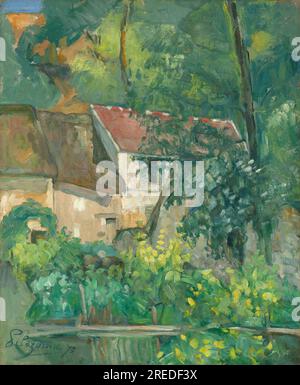 Titolo: Casa di Père Lacroix Creatore: Paul Cézanne Data: 1873 dimensioni: 61,3 x 50,6 cm Medio: Olio su tela luogo: National Gallery of Art, Washington, D.C. Foto Stock