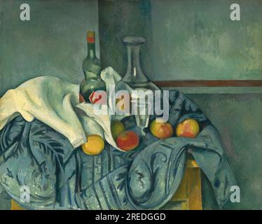 Titolo: The Peppermint Bottle Creatore: Paul Cézanne Data: 1893/1895 dimensioni: 65,9 x 82,1 cm Medio: Olio su tela luogo: National Gallery of Art, Washington, D.C. Foto Stock