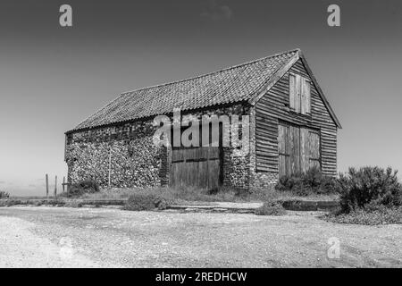 Il giacimento di carbone era in disuso per lo stoccaggio quando il carbone veniva portato sui fiumi con l'alta marea dalla costa su chiatte per gli abitanti locali del thornham. Foto Stock