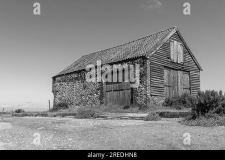 Il giacimento di carbone era in disuso per lo stoccaggio quando il carbone veniva portato sui fiumi con l'alta marea dalla costa su chiatte per gli abitanti locali del thornham. Foto Stock