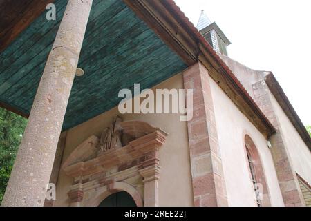 cappella notre-dame de lorette a murbach in alsazia (francia) Foto Stock