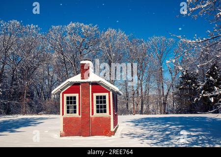 L'inverno nel New England è davvero bello. Foto Stock