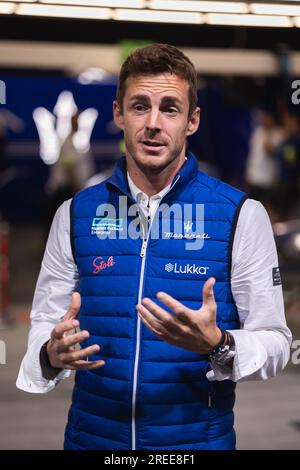 ROSSITER James (gbr), Maserati MSG Racing Team Principal, ritratto durante l'ePrix di Londra Hankook 2023, dodicesimo incontro del Campionato Mondiale ABB FIA di Formula e 2022-23, sull'Excel London dal 29 al 30 luglio 2023 a Londra, Regno Unito Foto Stock