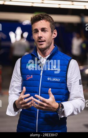 ROSSITER James (gbr), Maserati MSG Racing Team Principal, ritratto durante l'ePrix di Londra Hankook 2023, dodicesimo incontro del Campionato Mondiale ABB FIA di Formula e 2022-23, sull'Excel London dal 29 al 30 luglio 2023 a Londra, Regno Unito Foto Stock