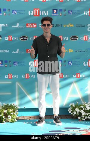 Giffoni Vallepiana, Italia. 27 luglio 2023. Emanuele Aloia Emanuele Aloia Credit: Agenzia fotografica indipendente/Alamy Live News Foto Stock