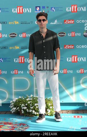 Giffoni Vallepiana, Italia. 27 luglio 2023. Emanuele Aloia Emanuele Aloia Credit: Agenzia fotografica indipendente/Alamy Live News Foto Stock