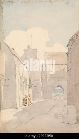 Winkle Street, Southampton 1819 di George Wallwyn Shepheard Foto Stock