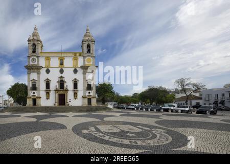 Chiesa del terzo ordine della Madonna del Carmelo, Faro, Algarve, Portogallo Foto Stock