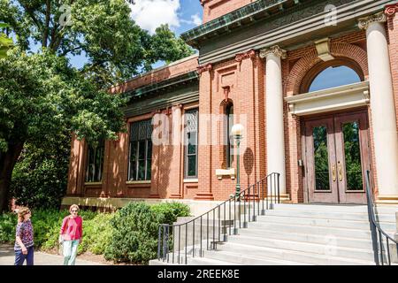 Athens Georgia, campus della University of Georgia, North Campus Quad, edificio amministrativo, esterno, ingresso anteriore, edificio amministrativo, South Foto Stock