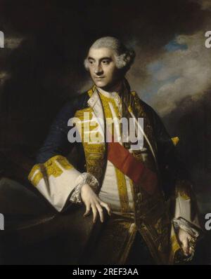 Ammiraglio Sir Charles Saunders, circa 1713-75 circa 1765 di Joshua Reynolds Foto Stock