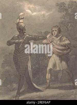 Amleto e il fantasma circa 1820 di William Marshall Craig Foto Stock