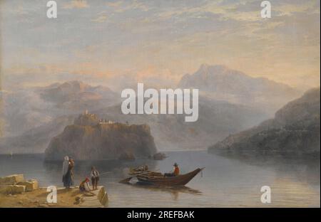 Lago maggiore (?) 1860 di James Baker Pyne Foto Stock