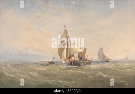 Raggiungi le zone di pesca tra il 1830 e il 1880 di Thomas Sewell Robins Foto Stock