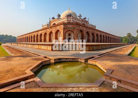 La Tomba di Humayun a Nuova Delhi, India Foto Stock