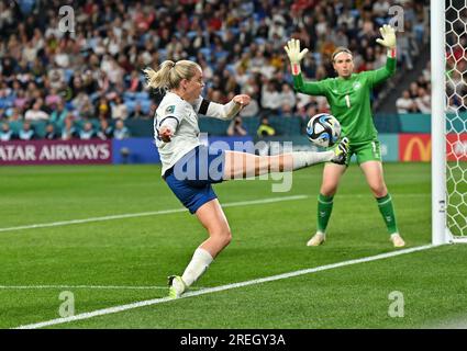 28 luglio 2023. Inghilterra contro Danimarca, Sydney, Australia. 28 luglio 2023. Alla Coppa del mondo femminile FIFA 2023 a Sydney, Australia Foto Stock