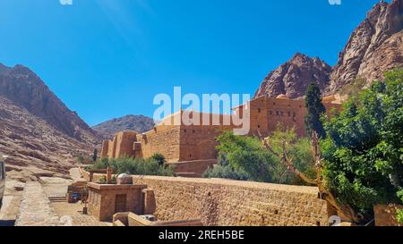 Monastero di Santa Caterina ( دير القدّيسة كاترين o Moni tis Agias Aikaterinis), ufficialmente Sacro Monastero reale autonomo di Santa Caterina Foto Stock