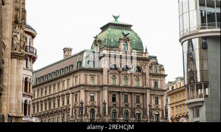 Il Palazzo di giustizia di Vienna Foto Stock