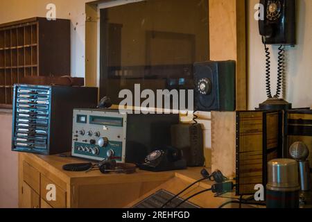 All'interno di Alcatraz a San Francisco, California Foto Stock