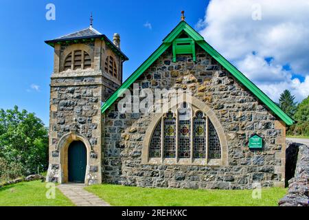 Lochinver Assynt Sutherland Scotland Assynt Free Church of Scotland su Baddidaroch Road Foto Stock