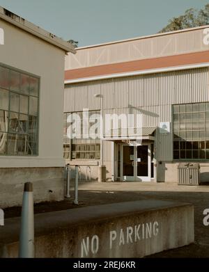 Magazzino industriale urbano a San Francisco, California. Foto Stock