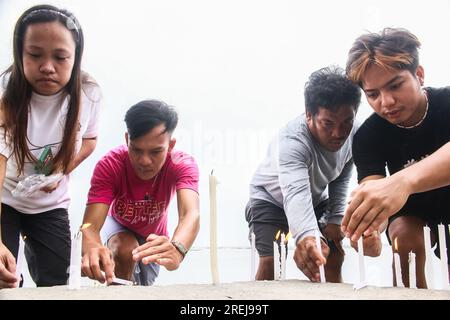 Binangonan, Filippine. 28 luglio 2023. Credito: SOPA Images Limited/Alamy Live News Foto Stock