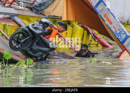 Binangonan, Filippine. 28 luglio 2023. Credito: SOPA Images Limited/Alamy Live News Foto Stock