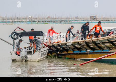 Binangonan, Filippine. 28 luglio 2023. (Foto di /Sipa USA) credito: SIPA USA/Alamy Live News credito: SIPA USA/Alamy Live News Foto Stock