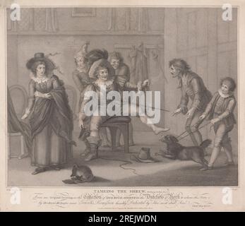 Taming the Shrew, atto III, scena II 1793 di William Satchwell Leney Foto Stock