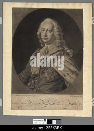 Sua altezza reale Federico Principe di Galles 1751 di John Faber Foto Stock