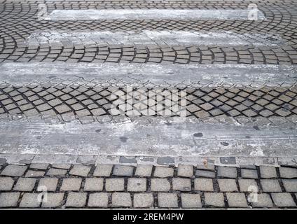 Attraversamento pedonale a Marsiglia in Francia Foto Stock