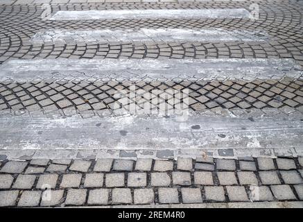 Attraversamento pedonale a Marsiglia in Francia Foto Stock