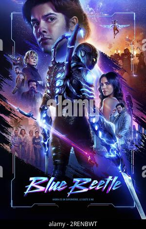 BLUE BEETLE (2023), diretto da ANGEL MANUEL SOTO. Credito: DC Entertainment / Warner Bros. / Album Foto Stock