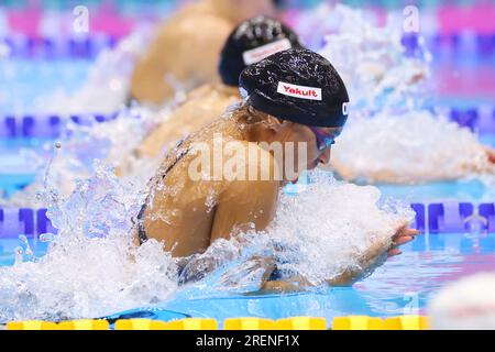 Fukuoka, Giappone. 29 luglio 2023. Satomi Suzuki (JPN) nuoto : Campionati mondiali di nuoto Fukuoka 2023 donne 50m breaststroke Heat al Marine Messe Fukuoka Hall A Fukuoka, Giappone . Crediti: YUTAKA/AFLO SPORT/Alamy Live News Foto Stock