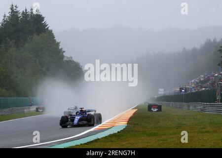 Circuit de Spa-Francorchamps, Stavelot, Belgio, 28 luglio 2023, Alexander Albon (IND) Williams FW45 durante 2023 Formula 1 MSC Cruises Belgian Grand Foto Stock