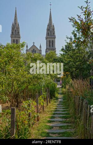 Parigi, Parc Saint-Ambroise, Jardin Truillot // Parigi, Parc Saint-Ambroise, Jardin Truillot Foto Stock