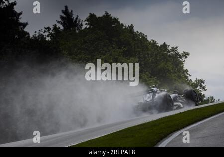 SPA - Yuki Tsunoda (AlphaTauri) durante gli sprint al Circuit de Spa-Francorchamps in vista del Gran Premio del Belgio. ANP SEM VAN DER WAL Foto Stock