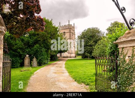 St Martin's Parish Church a Horsley vicino a Stroud Gloucestershire, Inghilterra, Regno Unito Foto Stock