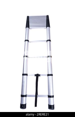 Scala isolata su sfondo bianco Foto Stock