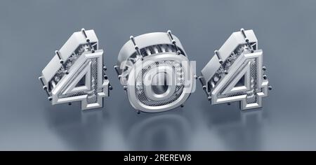 Errore 404 - pagina non trovata Foto Stock