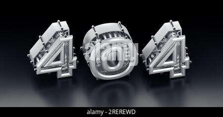 Errore 404 - pagina non trovata Foto Stock