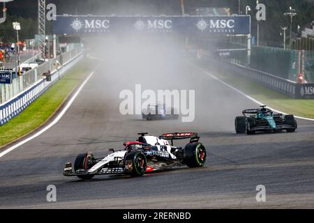 03 RICCIARDO Daniel (aus), Scuderia AlphaTauri AT04, azione durante il Gran Premio belga di Formula 1 MSC Cruises 2023, dodicesimo appuntamento del Campionato Mondiale di Formula 1 2023 dal 28 al 30 luglio 2023 sul circuito di Spa-Francorchamps, a Stavelot, Belgio - foto Paul Vaicle / DPPI Foto Stock