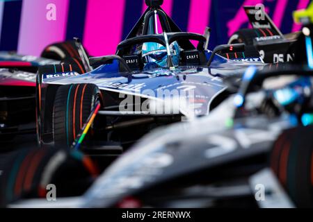 Londra, Regno Unito. 29 luglio 2023. 07 GUNTHER Maximilian (GER), Maserati MSG Racing, Spark-Venturi, azione durante l'ePrix di Londra Hankook 2023, dodicesimo meeting del Campionato Mondiale ABB FIA di Formula e 2022-23, sull'Excel di Londra dal 29 al 30 luglio 2023, Regno Unito Credit: Independent Photo Agency/Alamy Live News Foto Stock