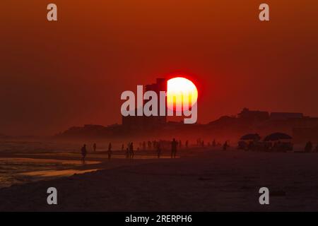 Tramonto drammatico Foto Stock