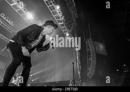 16 novembre 2016: Gli Switchfoot si esibiscono alla House of Blues di Dallas, Texas. Foto Stock